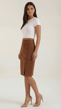 High Waist Mini Skirt-Women's Skirts-Laventaire-Laventaire