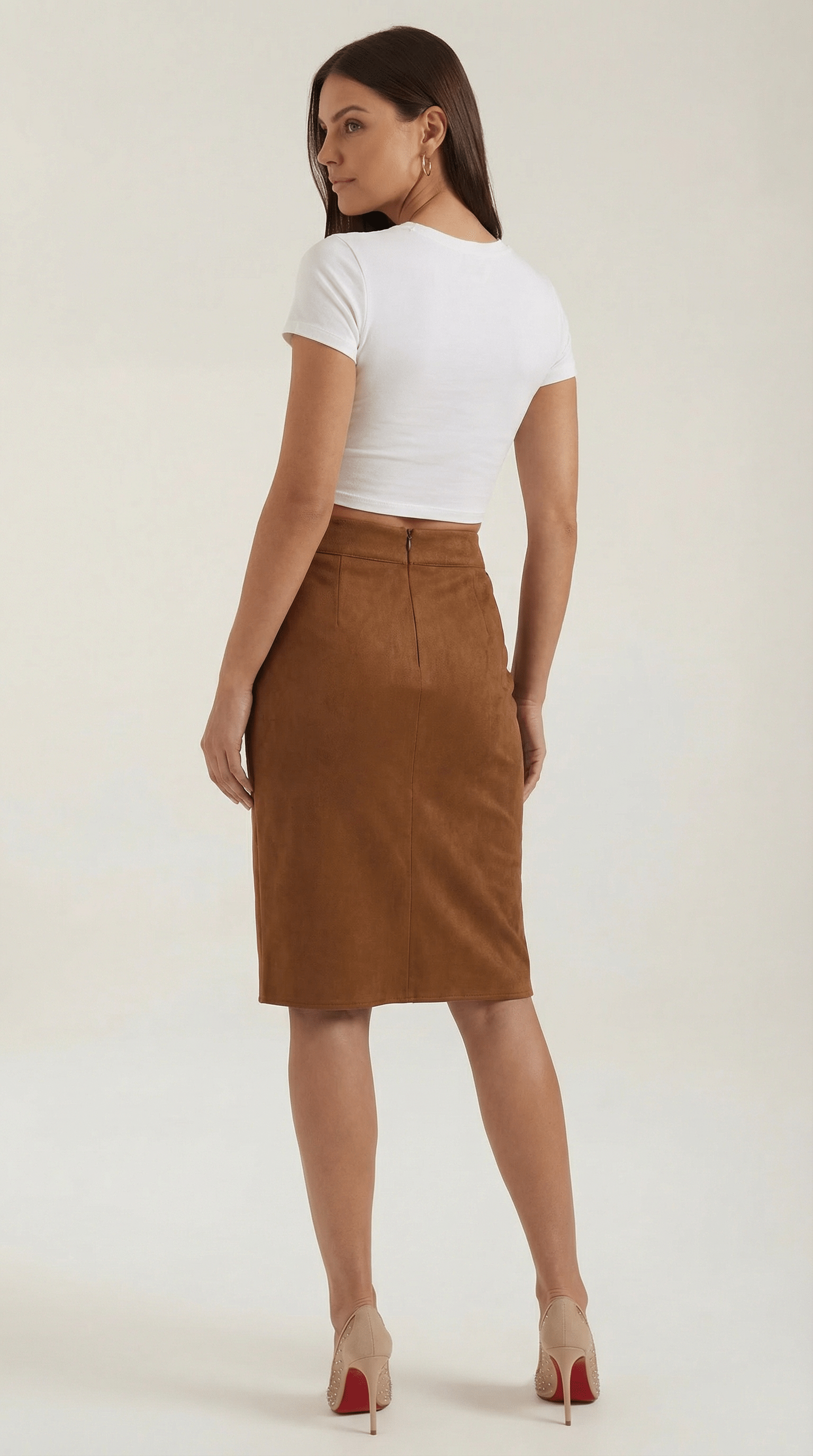 High Waist Mini Skirt-Women's Skirts-Laventaire-Laventaire