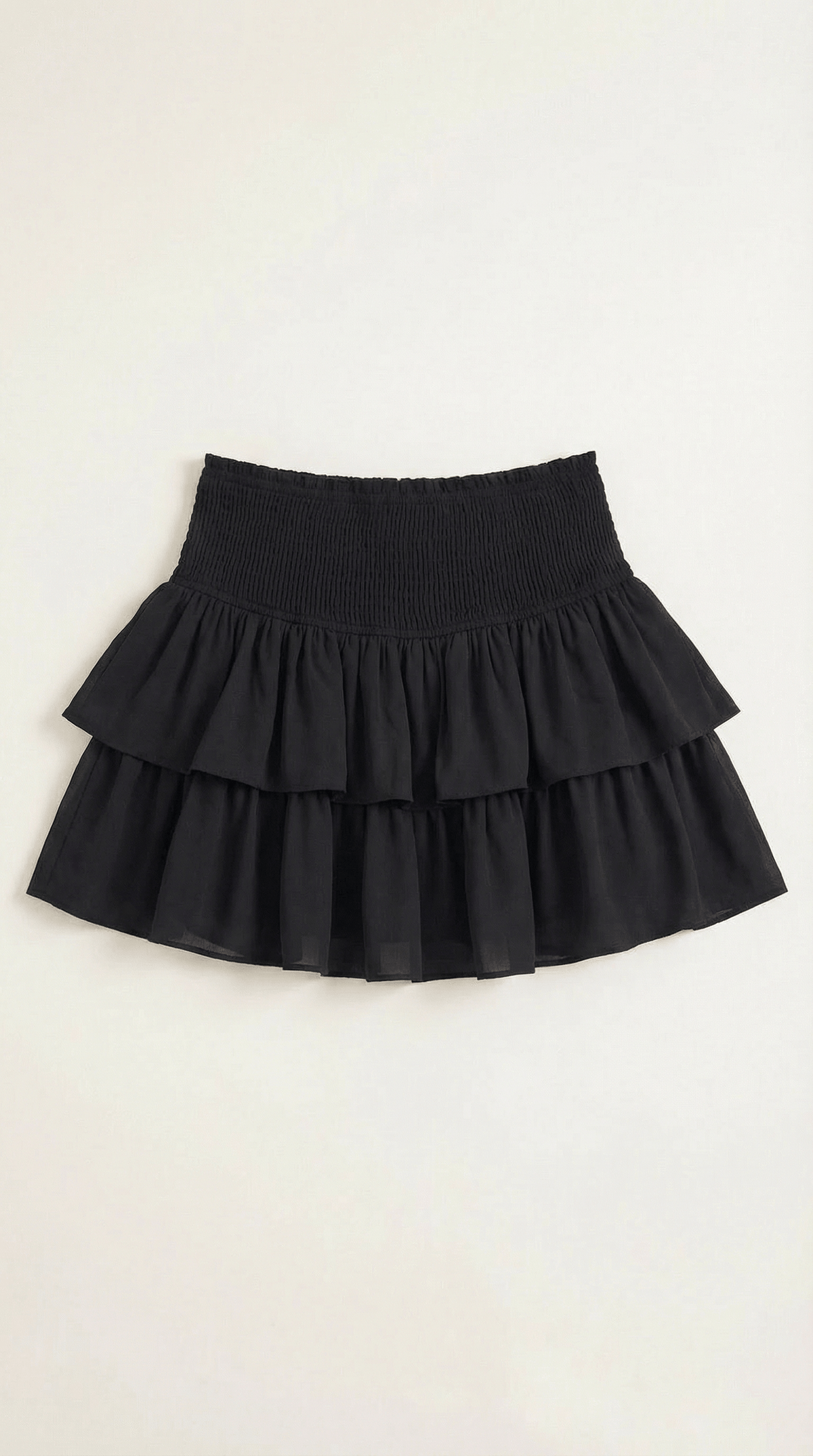High Waist Ruffled Skirt-Women's Skirts-Laventaire-Laventaire