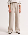 High Waist Tapered Trousers-trousers > tapered trousers-Laventaire-Laventaire