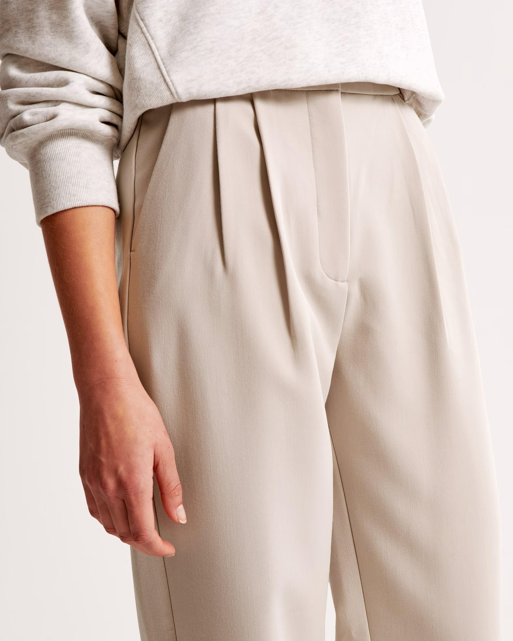 High Waist Tapered Trousers-trousers > tapered trousers-Laventaire-Laventaire