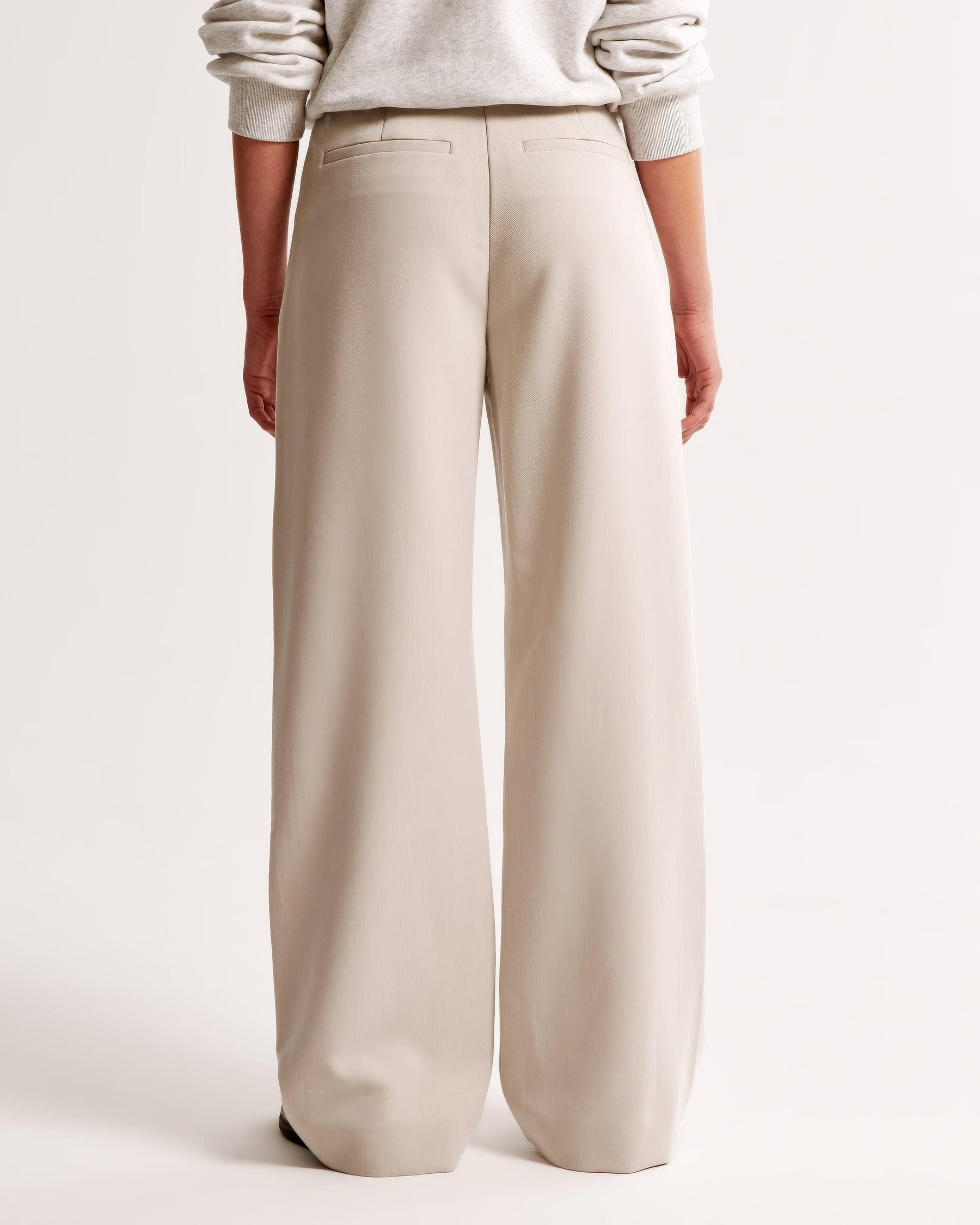 High Waist Tapered Trousers-trousers > tapered trousers-Laventaire-Laventaire