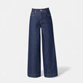 High Waist Wide Leg Jeans-jeans > wide leg jeans-Laventaire-Laventaire