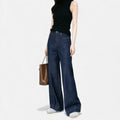 High Waist Wide Leg Jeans-jeans > wide leg jeans-Laventaire-Laventaire
