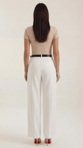 High Waist Wide Leg Trousers-trousers > wide leg trousers-Laventaire-Laventaire