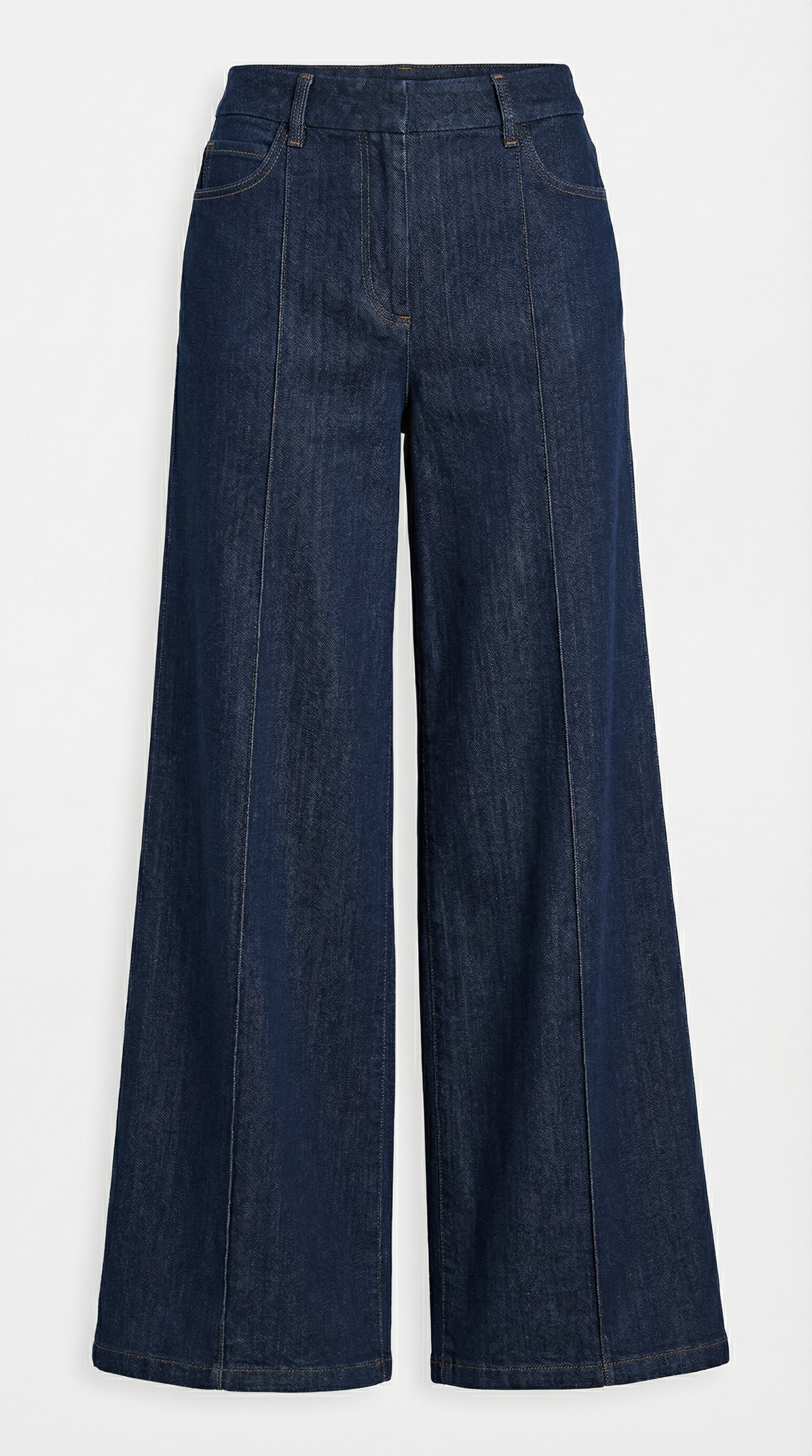 High Waisted Casual Trousers-trousers > casual trousers-Laventaire-Laventaire