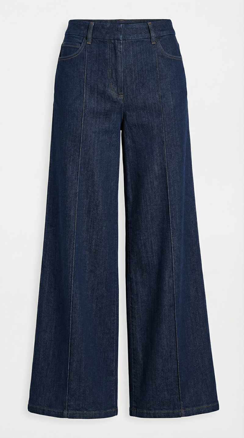 High Waisted Casual Trousers-trousers > casual trousers-Laventaire-Laventaire