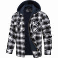 Hooded Casual Fit Jacket-jackets > hooded jacket-Laventaire-Black-S-Laventaire
