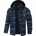 Hooded Casual Fit Jacket-jackets > hooded jacket-Laventaire-Navy Blue-S-Laventaire