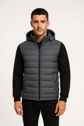 Hooded Quilted Jacket-jackets > hooded jackets > quilted jackets-Laventaire-Laventaire