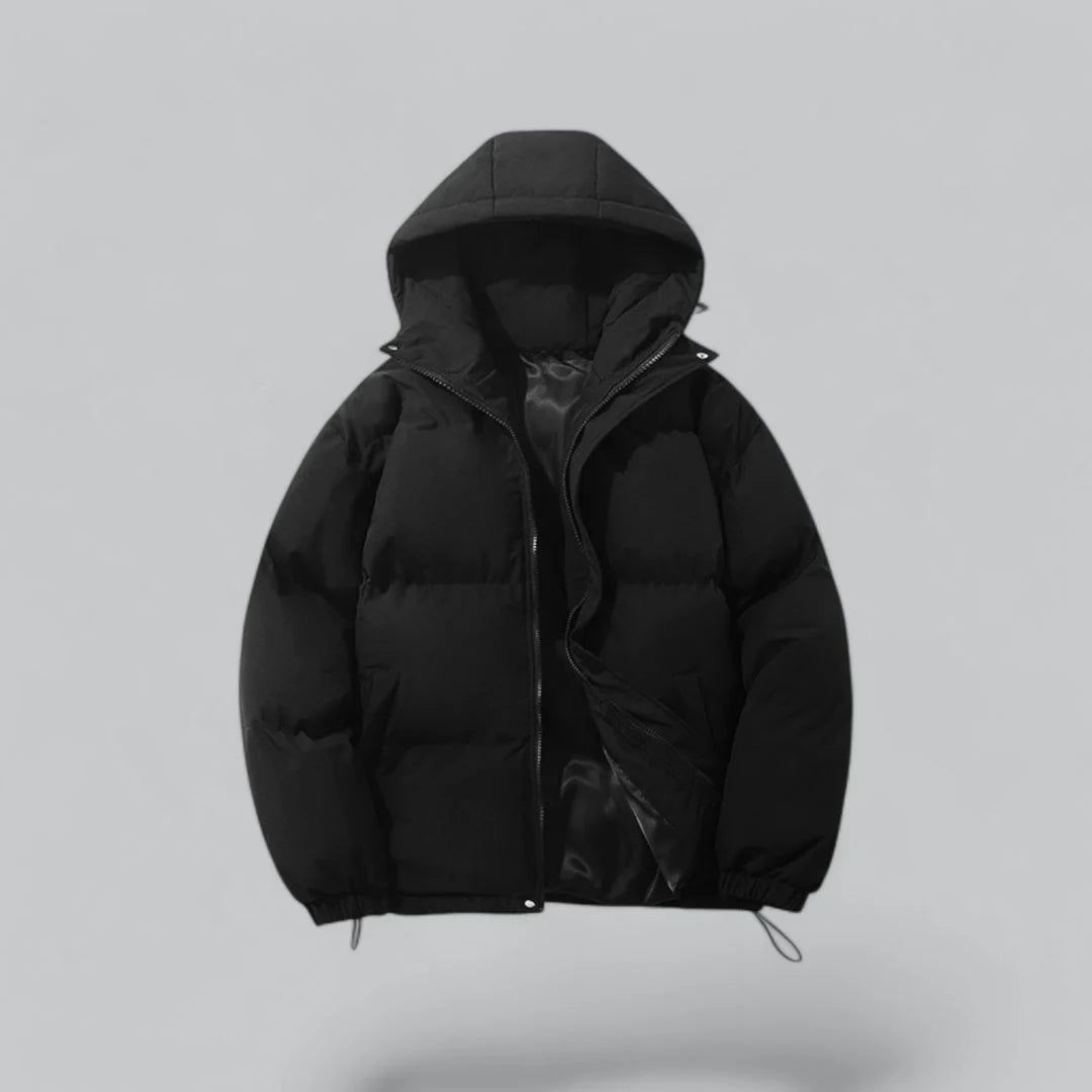 Hooded Relaxed Fit Jacket-jackets > hooded jacket-Laventaire-Laventaire