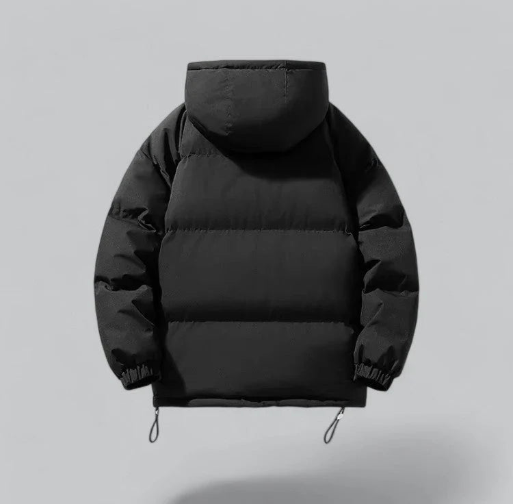 Hooded Relaxed Fit Jacket-jackets > hooded jacket-Laventaire-Laventaire