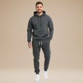 Hoodie Jogger Set Casual-sets > hoodie jogger set-Laventaire-Dark Gray-S-Laventaire