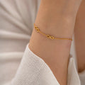Infinity Chain Bracelet-jewelry > bracelets-Laventaire-Laventaire