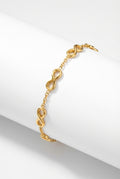 Infinity Chain Bracelet-jewelry > bracelets-Laventaire-Gold-One Size-Laventaire