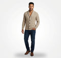 Jacquard Knit Cardigan-cardigans > knit cardigan-Laventaire-Laventaire