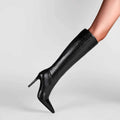 Knee High Stiletto Boots-footwear > boots > knee high boots-Laventaire-Laventaire