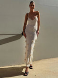 Lace Back Maxi Dress-dresses > maxi dress-Laventaire-Laventaire