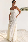 Lace Floral Maxi Dress-dresses > maxi dress-Laventaire-Laventaire