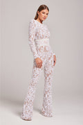 Lace Full-Length Jumpsuit-jumpsuits > full-length jumpsuit-Laventaire-Laventaire