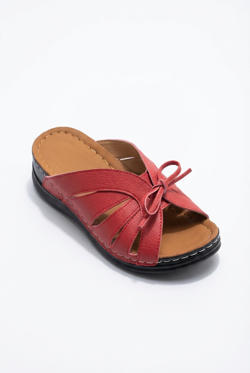 Lace Open Toe Sandals-footwear > sandals > open toe sandals-Laventaire-Laventaire