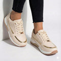 Lace Up Walking Sneakers-footwear > sneakers > walking sneakers-Laventaire-Laventaire