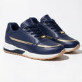 Lace Up Walking Sneakers-footwear > sneakers > walking sneakers-Laventaire-Navy Blue-35-Laventaire