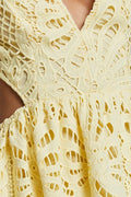 Lace Wedding Guest Dress-dresses > lace dress-Laventaire-Laventaire