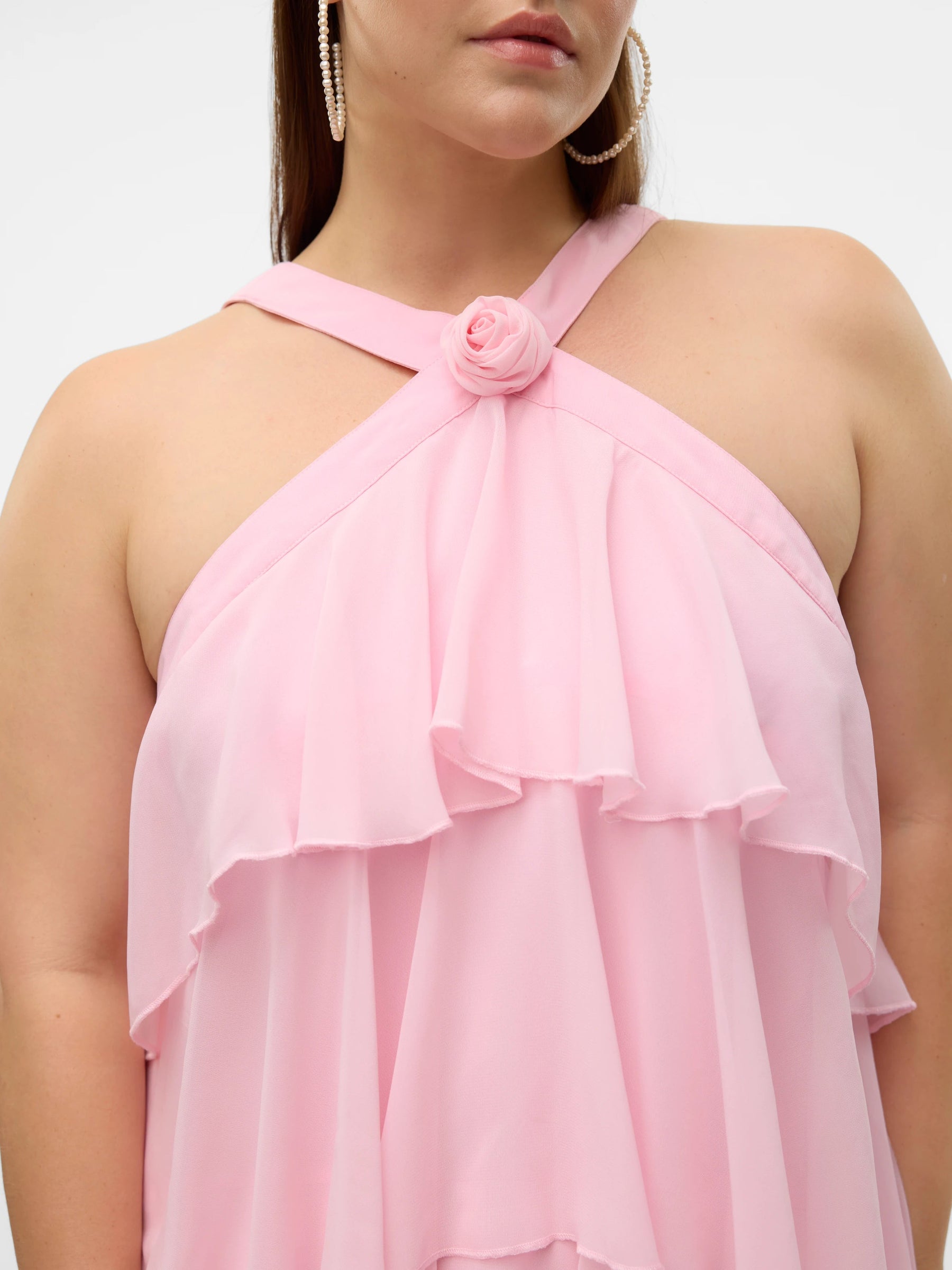 Layered Maxi Dress-dresses > maxi dress-Laventaire-Laventaire