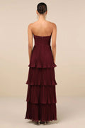 Layered Strapless Dress-dresses > formal dress-Laventaire-Laventaire