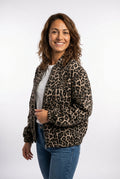 Leopard Print Bomber Jacket-outerwear > bomber jacket-Laventaire-Animal Print-S-Laventaire