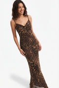 Leopard Print Maxi Dress-dresses > maxi dress-Laventaire-Laventaire