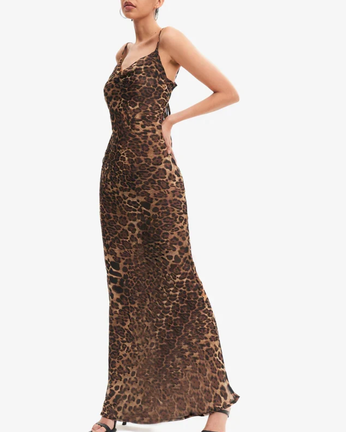 Leopard Print Maxi Dress-dresses > maxi dress-Laventaire-Laventaire
