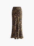 Leopard Print Maxi Skirt-Maxi Skirts-Laventaire-Laventaire