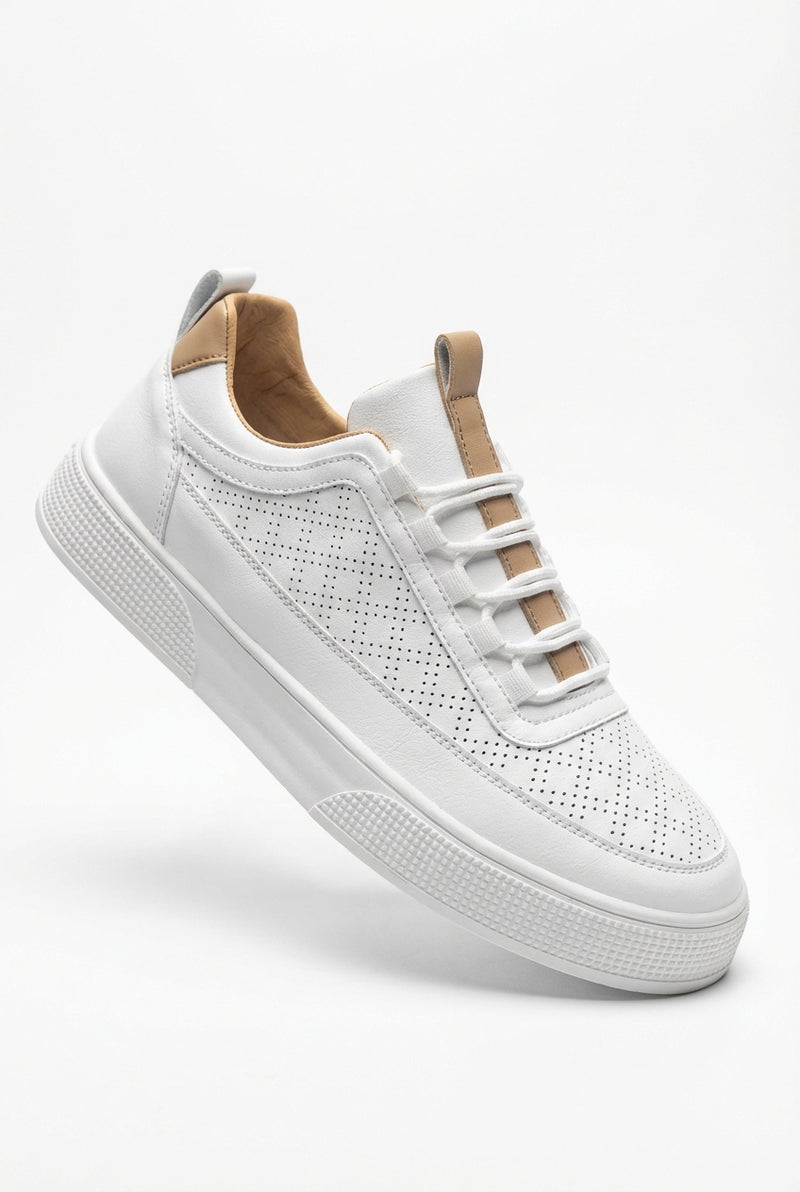 Lightweight Breathable Sneakers-footwear > sneakers-Laventaire-Khaki-39-Laventaire
