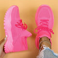 Lightweight Casual Sneakers-footwear > sneakers-Laventaire-Pink-35-Laventaire