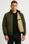 Lined Bomber Jacket-outerwear > bomber jacket-Laventaire-Laventaire