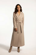 Long Beige Coat-coats > long coat-Laventaire-Beige-S-Laventaire