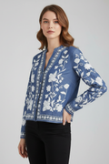 Long Sleeve Blouse Top-tops > blouses-Laventaire-Laventaire