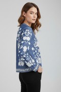 Long Sleeve Blouse Top-tops > blouses-Laventaire-Laventaire