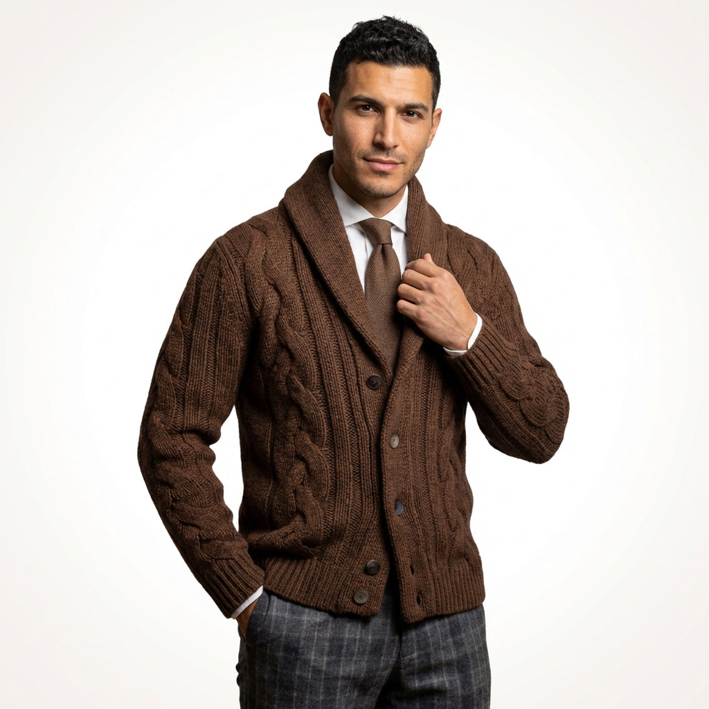 Long Sleeve Cardigan Sweater-sweaters > cardigans-Laventaire-Laventaire