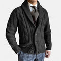 Long Sleeve Cardigan Sweater-sweaters > cardigans-Laventaire-Black-M-Laventaire