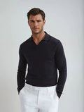 Long Sleeve Polo Shirt-shirts > polo shirts > long sleeve polo shirts-Laventaire-Laventaire