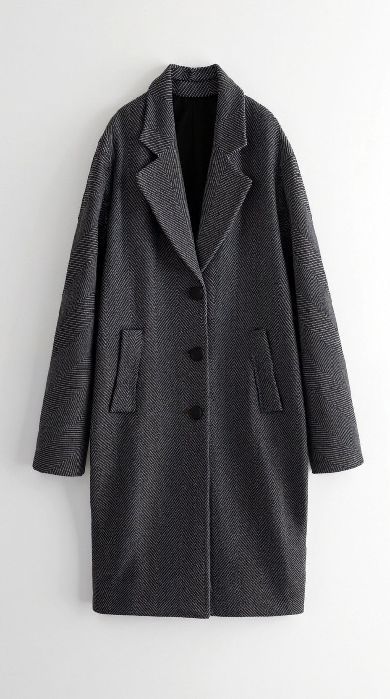 Long Sleeve Trench Coat-outerwear > trench coat-Laventaire-Laventaire