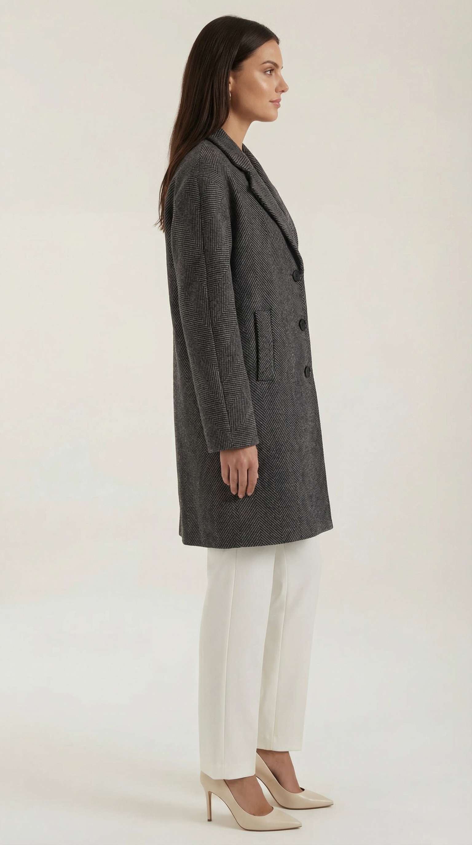 Long Sleeve Trench Coat-outerwear > trench coat-Laventaire-Laventaire
