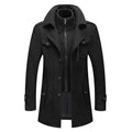 Long Tailored Coat-outerwear > long coat-Laventaire-Black-S-Laventaire