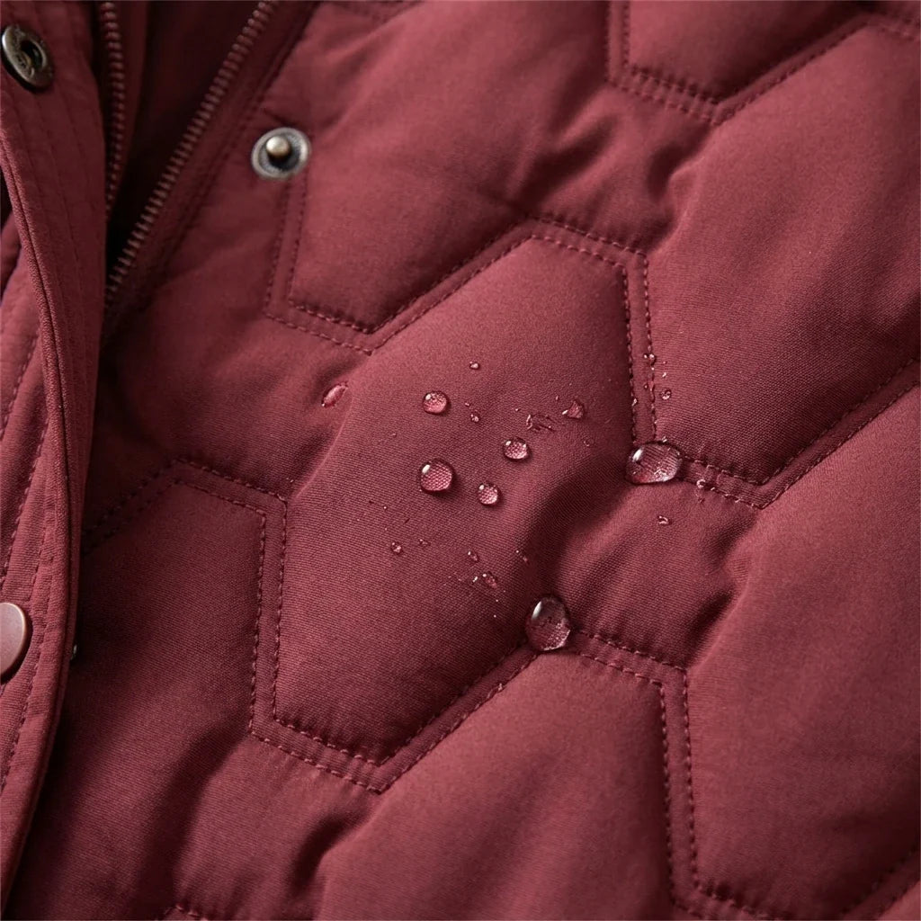 Longline Hooded Down Coat-coats > down coats > longline down coats-Laventaire-Laventaire