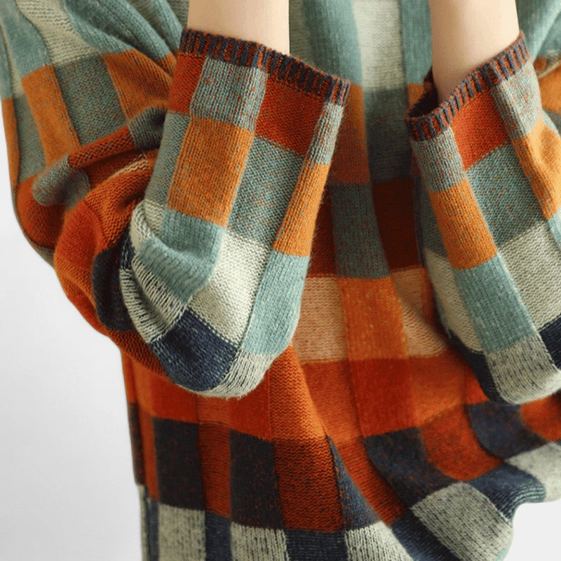 Loose Fit Turtleneck Sweater-sweaters > turtleneck sweater-Laventaire-Laventaire