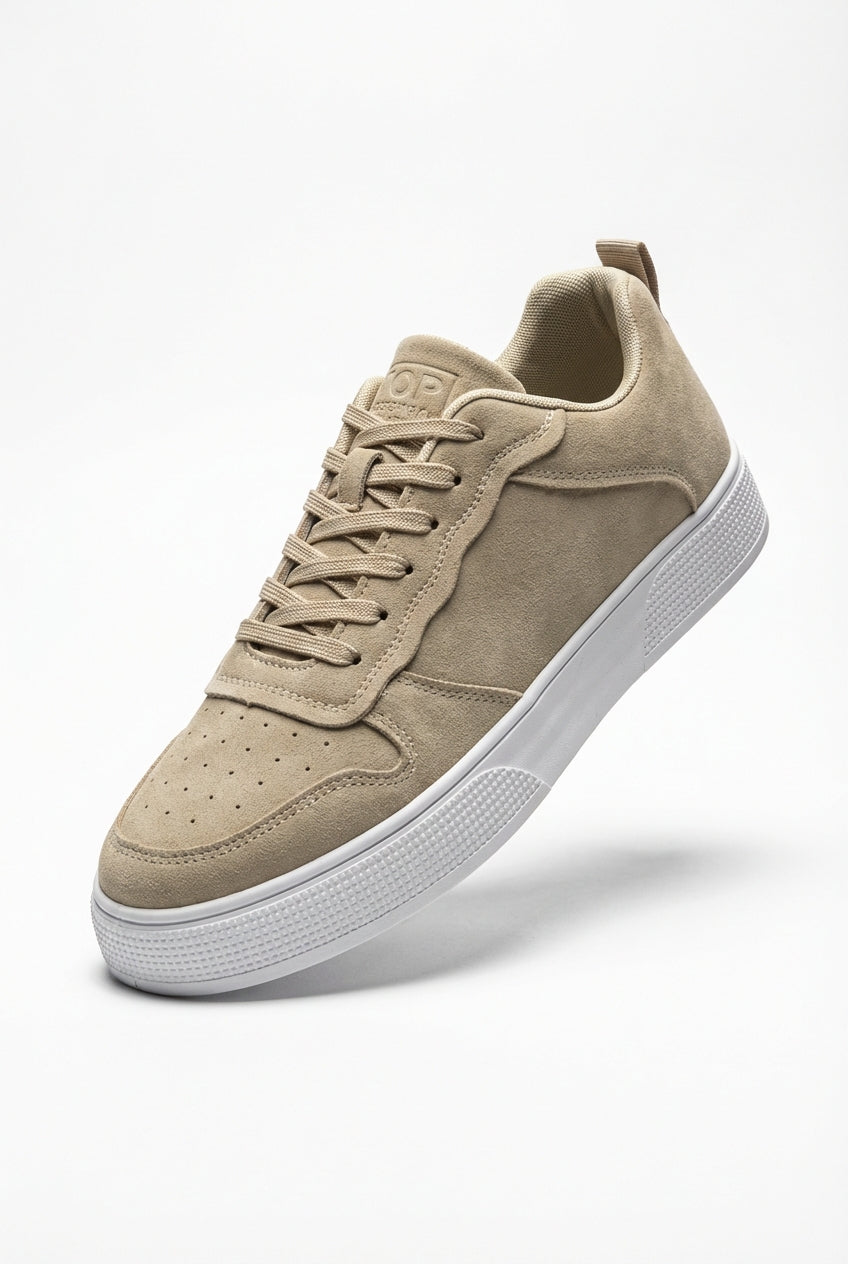 Low Top Casual Sneakers-footwear > sneakers > casual sneakers-Laventaire-Beige-38-Laventaire