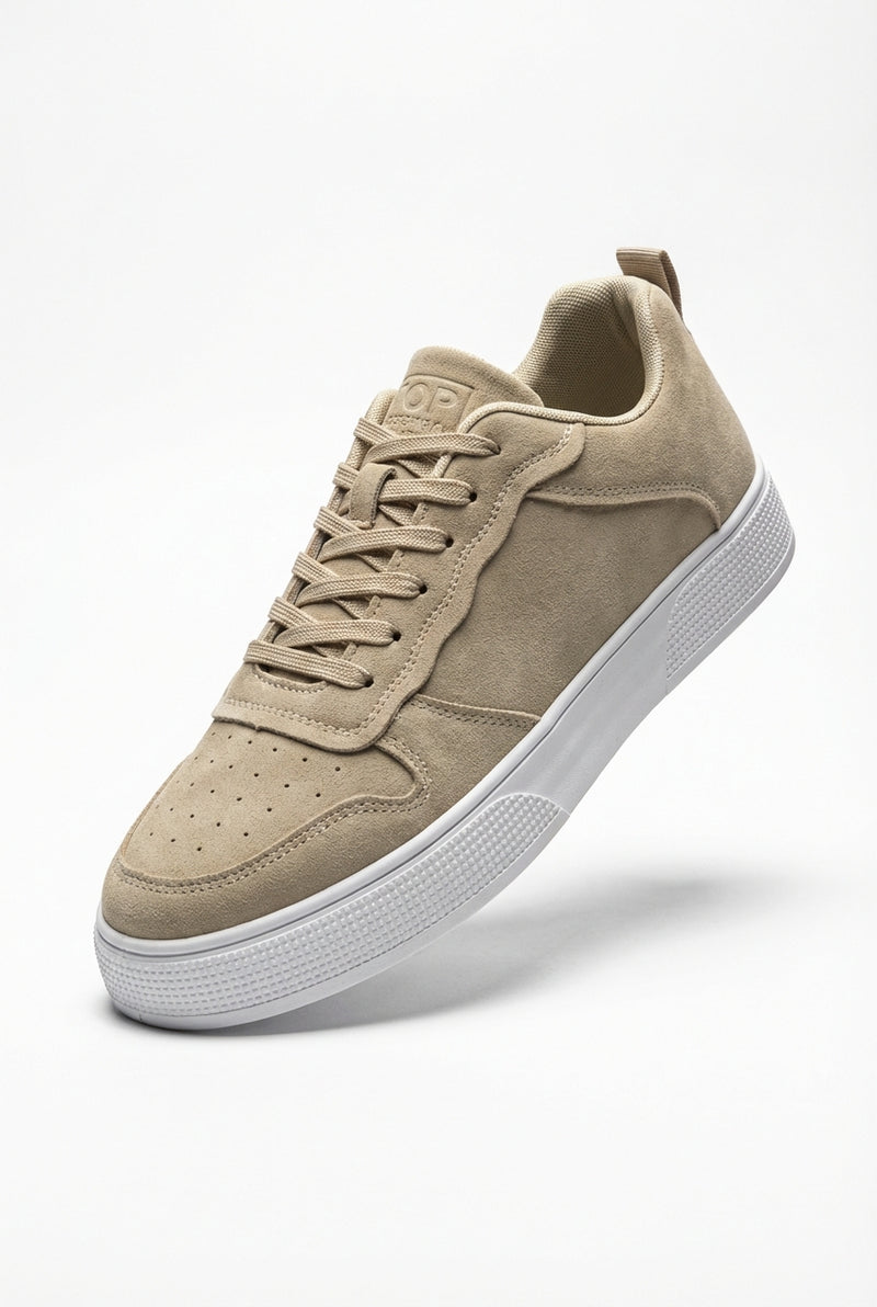 Low Top Casual Sneakers-footwear > sneakers > casual sneakers-Laventaire-Beige-38-Laventaire